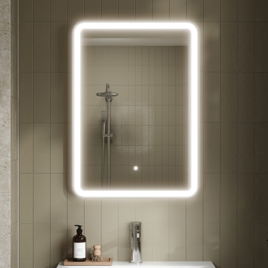 Hydrus 700mm x 500mm Silver Framed Mirror