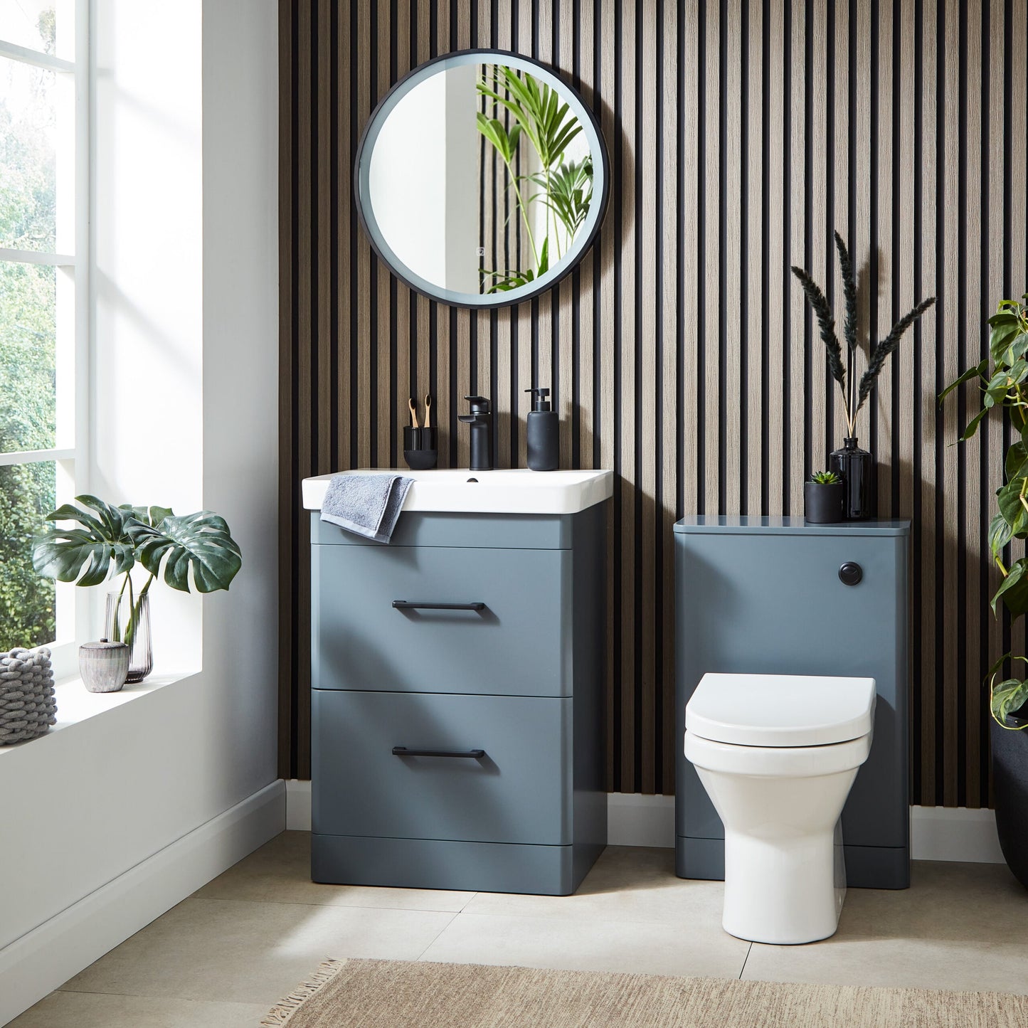 Options 24 600mm 2 Door Unit Cool Grey