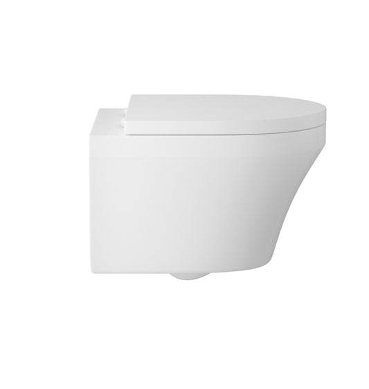 Hudson Reed Luna White Wall Hung Toilet Including Seat