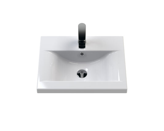 Hudson Reed Juno 510mm Wall Hung 2 Door Vanity Unit Including Basin