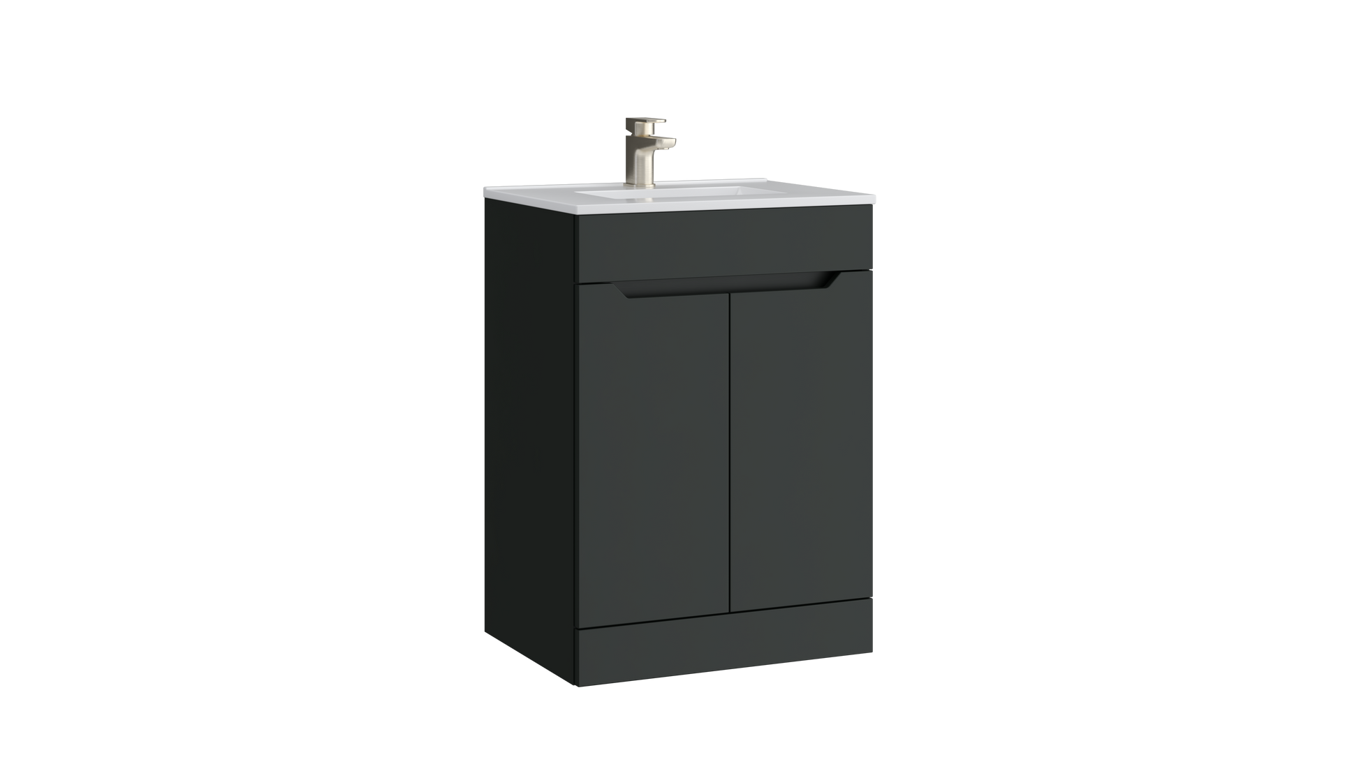 Urban 500mm 2 Door Floor Standing Unit Matt Anthracite