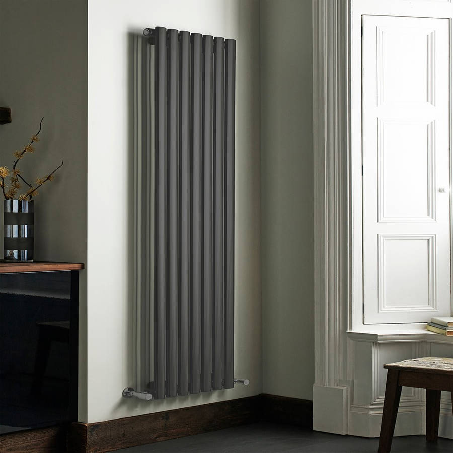 Aspen Vertical Single Textured Grey 1800 x 540