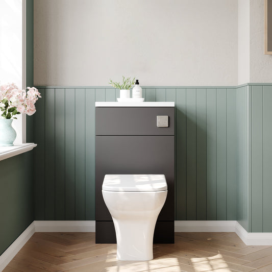 Hudson Reed Fusion 500mm Floor Standing Toilet Unit & Top