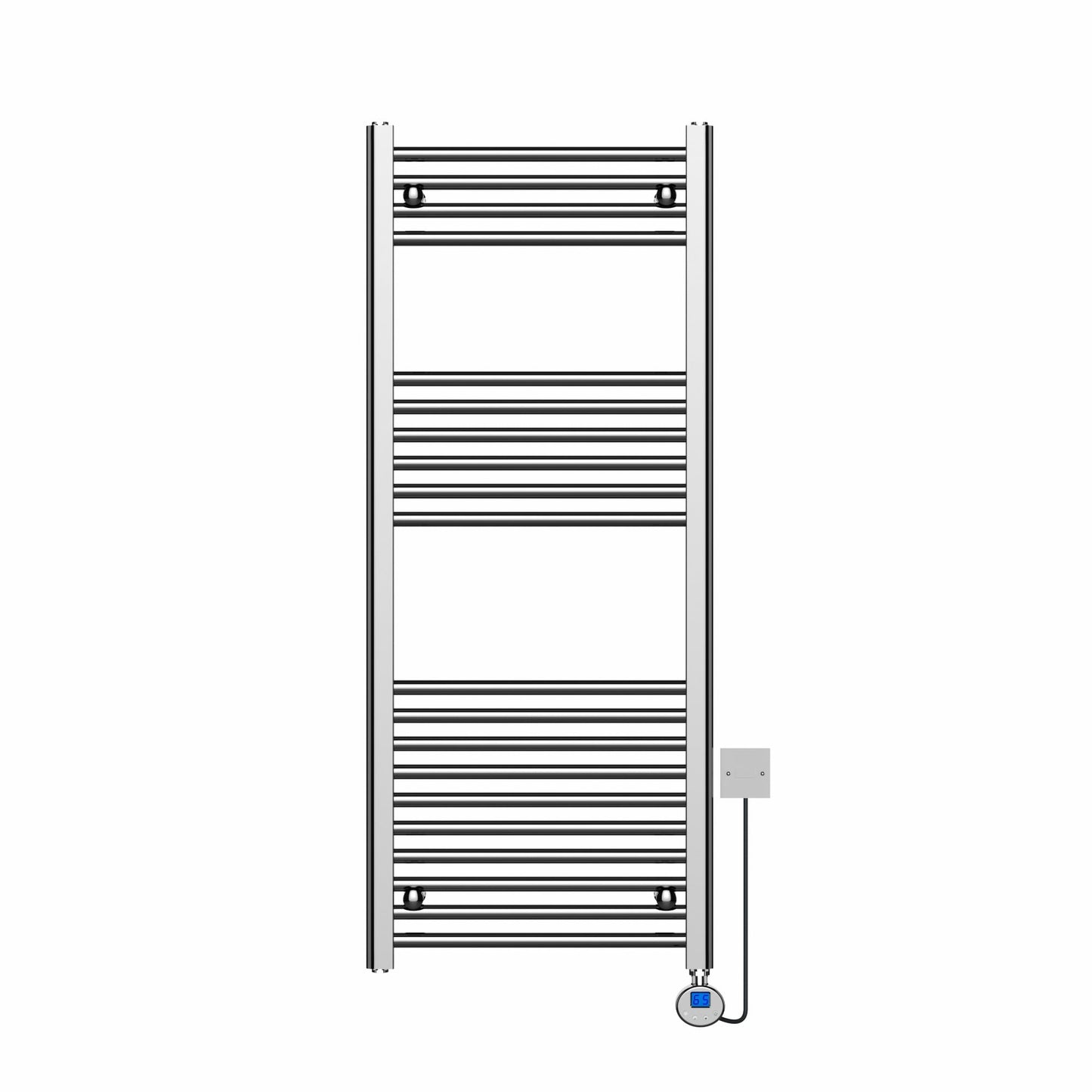 Electric Straight Towel Rail 500 x 1200mm 300W Thermostatic