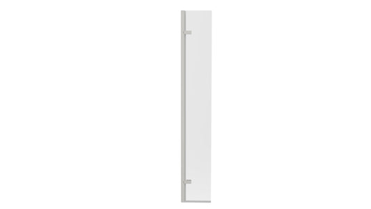 KV8 Hinged Wetroom Return Panel Chrome