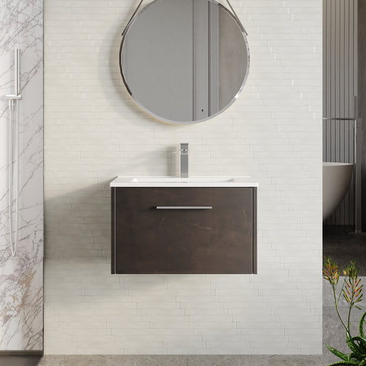 Hudson Reed Juno 600mm Floor Standing 2 Door Vanity Unit with Basin