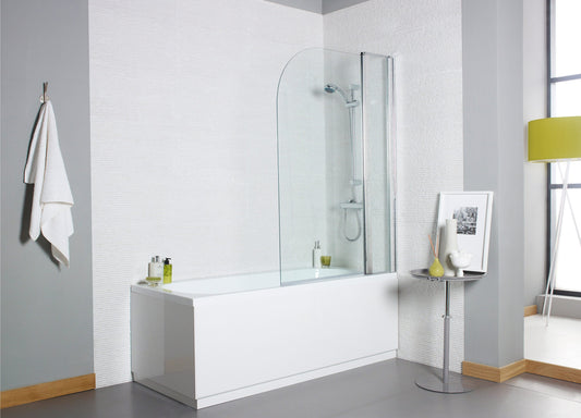 Koncept Straight Screen with Panel 6mm