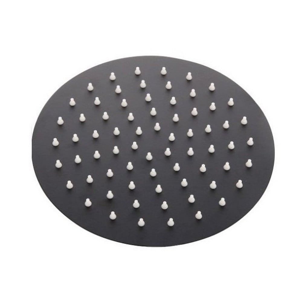 Nero Round Shower Head 300mm