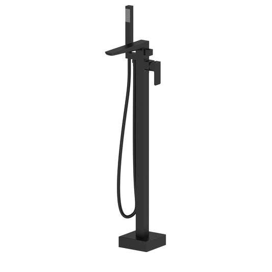 Kolt Freestanding Bath Shower Mixer Matt Black