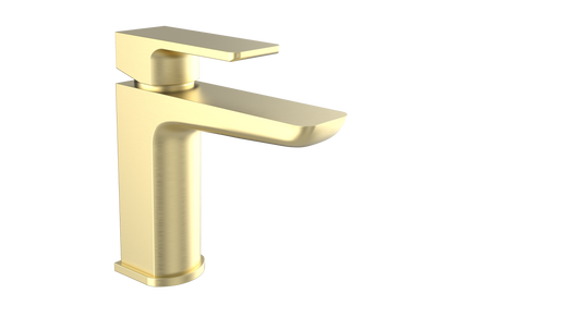 Kolt Mono Basin Mixer Brushed Brass