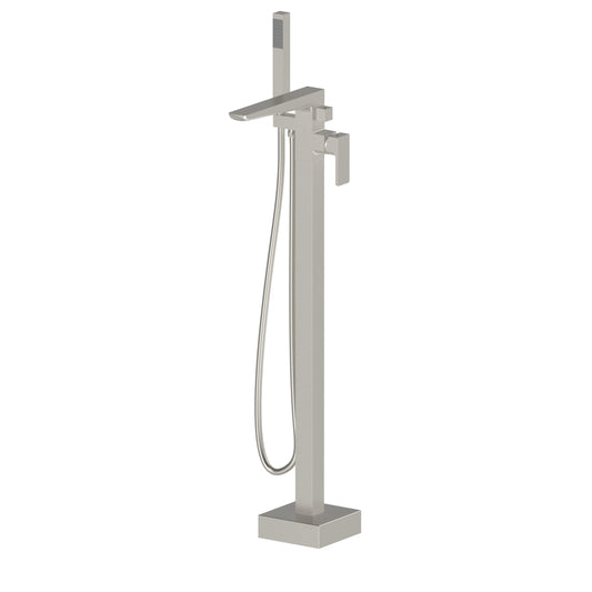 Kolt Freestanding Bath Shower Mixer Brushed Nickel