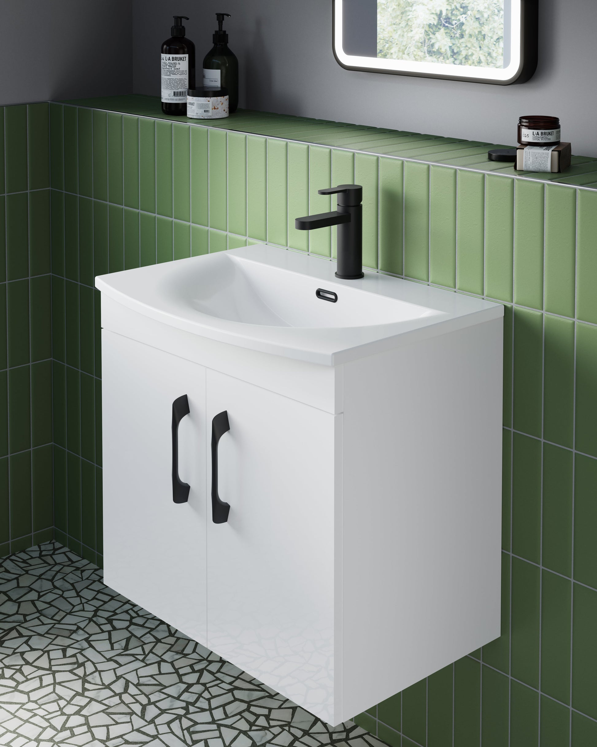 Handles D Shaped Handle 224mm Centres