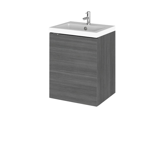 Hudson Reed Fusion 400mm Wall Hung 1 Door Vanity Unit & Basin With Soft Close Door