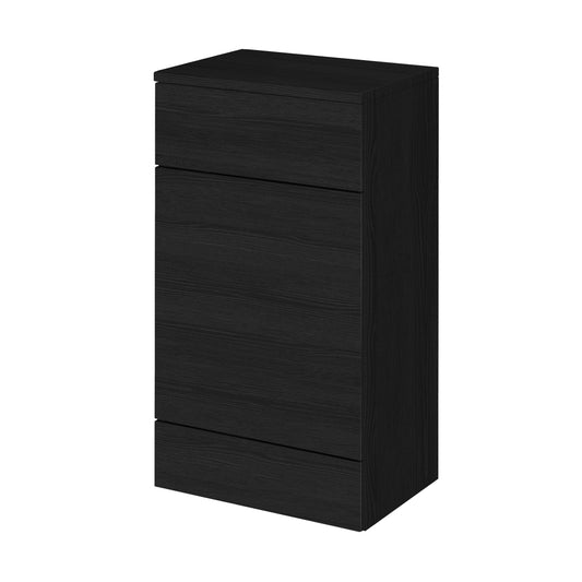 Hudson Reed Fusion 500mm Charcoal Black Floor Standing Toilet Unit With Coordinating Top