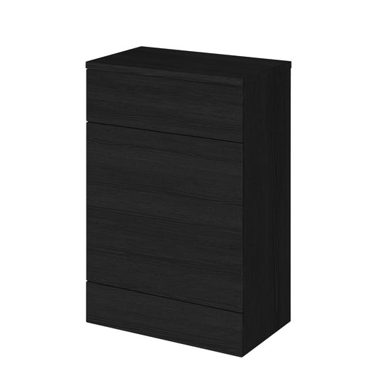 Hudson Reed Fusion 600mm Charcoal Black Rigid Floor Standing Toilet Unit With Coordinating Top