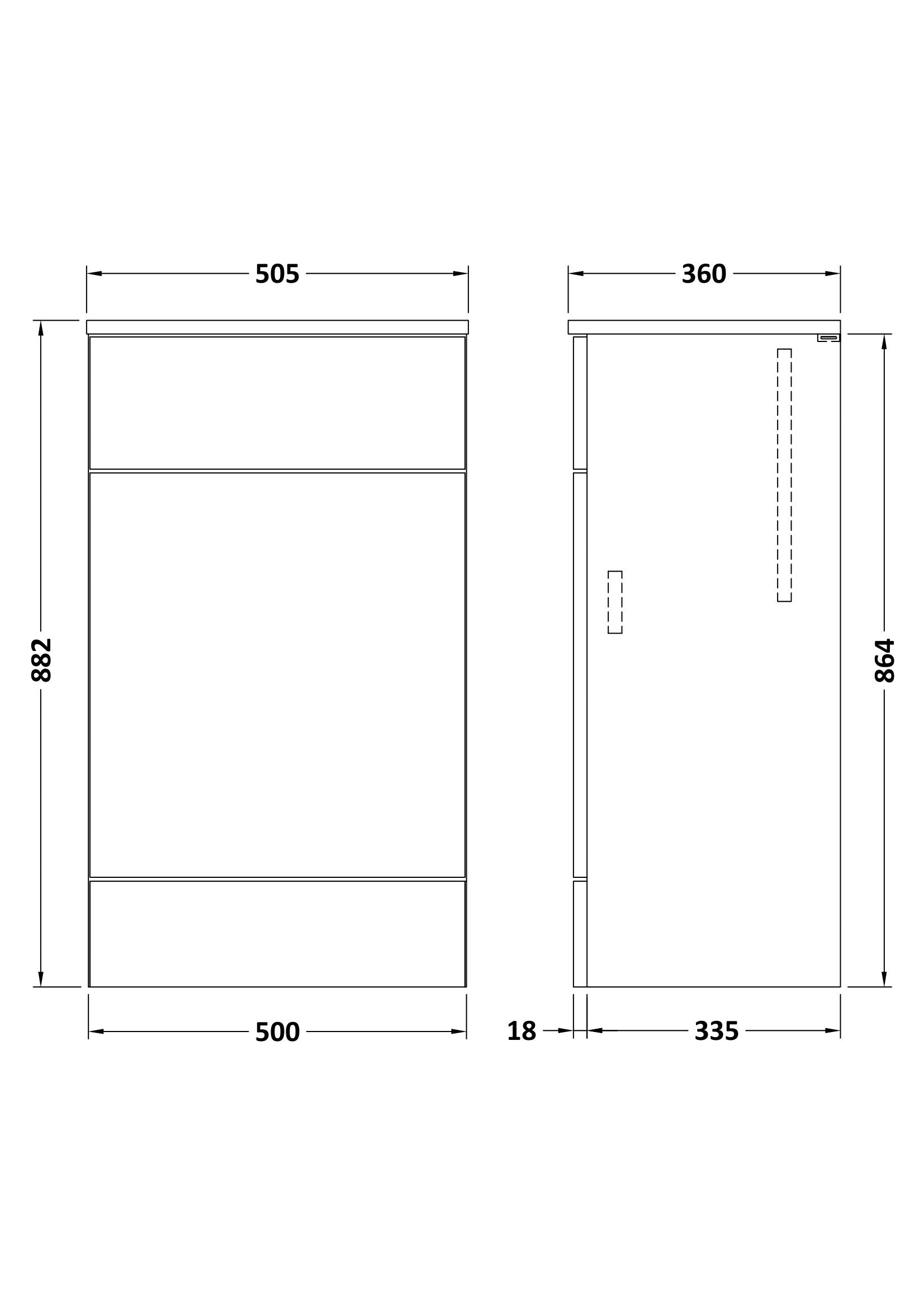 Hudson Reed Fusion 500mm Gloss Grey Floor Standing Toilet Unit With Coordinating Top