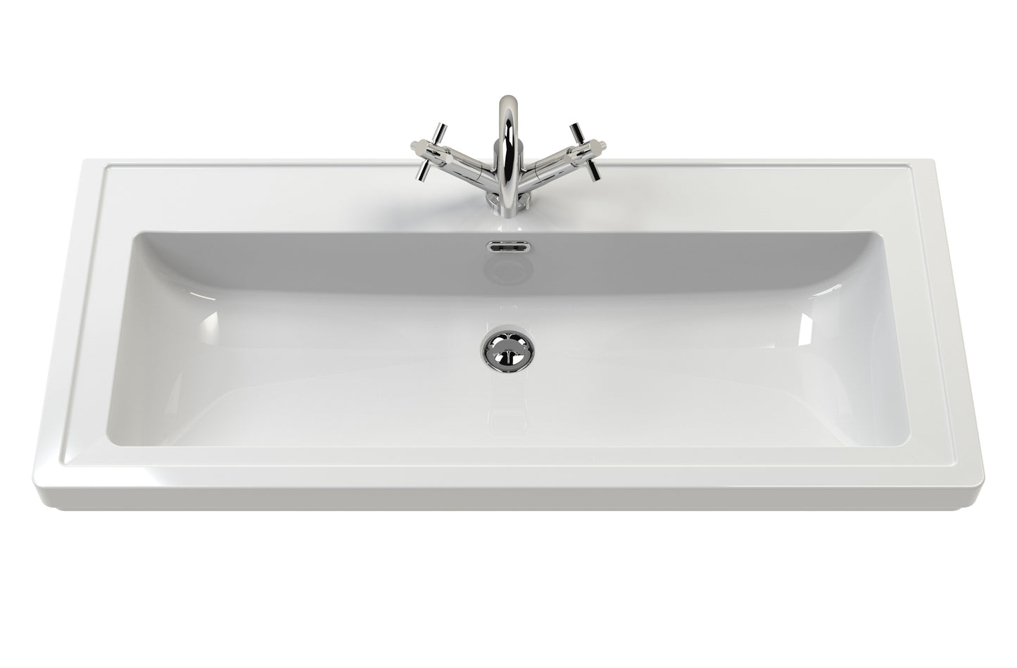 Lille 600mm Wall Hung Single Drawer Vanity with Basin - 1 Tap Hole