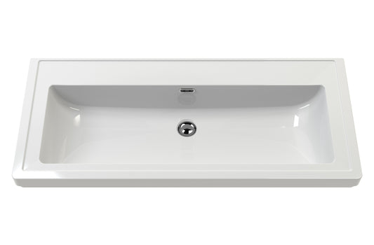 Lille 600mm Wall Hung Single Drawer Vanity with Basin - 0 Tap Hole