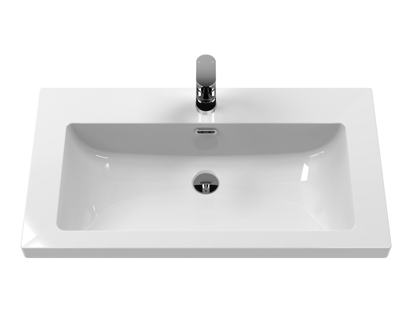 Hudson Reed Old London 800mm Hunter Green 2-Door Floor Standing Vanity Unit With Basin