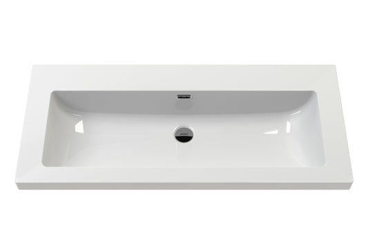 Lille 800mm Floor Standing 2-Drawer Vanity with Basin - 0 Tap Hole