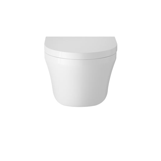 Hudson Reed Luna White Wall Hung Toilet Including Seat