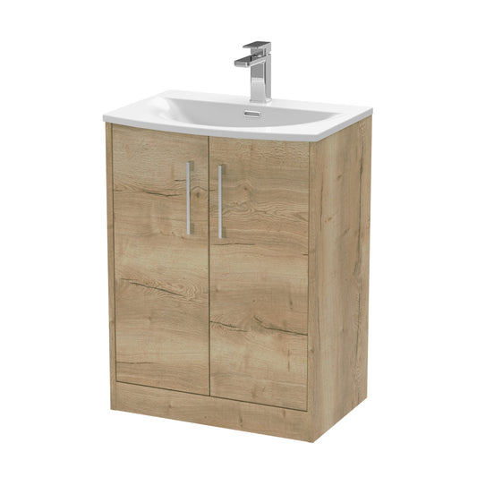 Hudson Reed Juno 600mm Floor Standing Vanity Unit with Basin