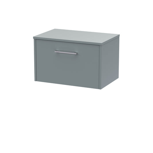 Hudson Reed Juno 600mm Wall Hung Single Drawer Vanity Unit With Worktop