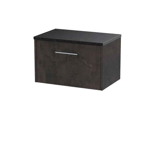 Hudson Reed Juno 600mm Wall Hung 1 Drawer Vanity Unit With Laminate Worktop