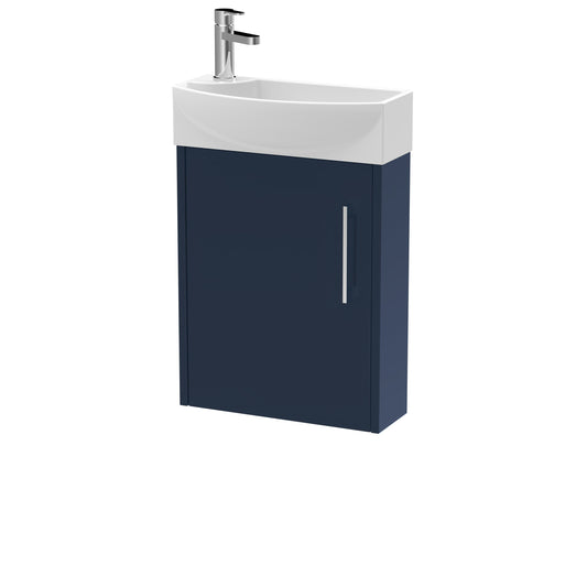Hudson Reed Juno Compact 440mm Wall Hung Vanity Unit With 1 Tap Hole Basin