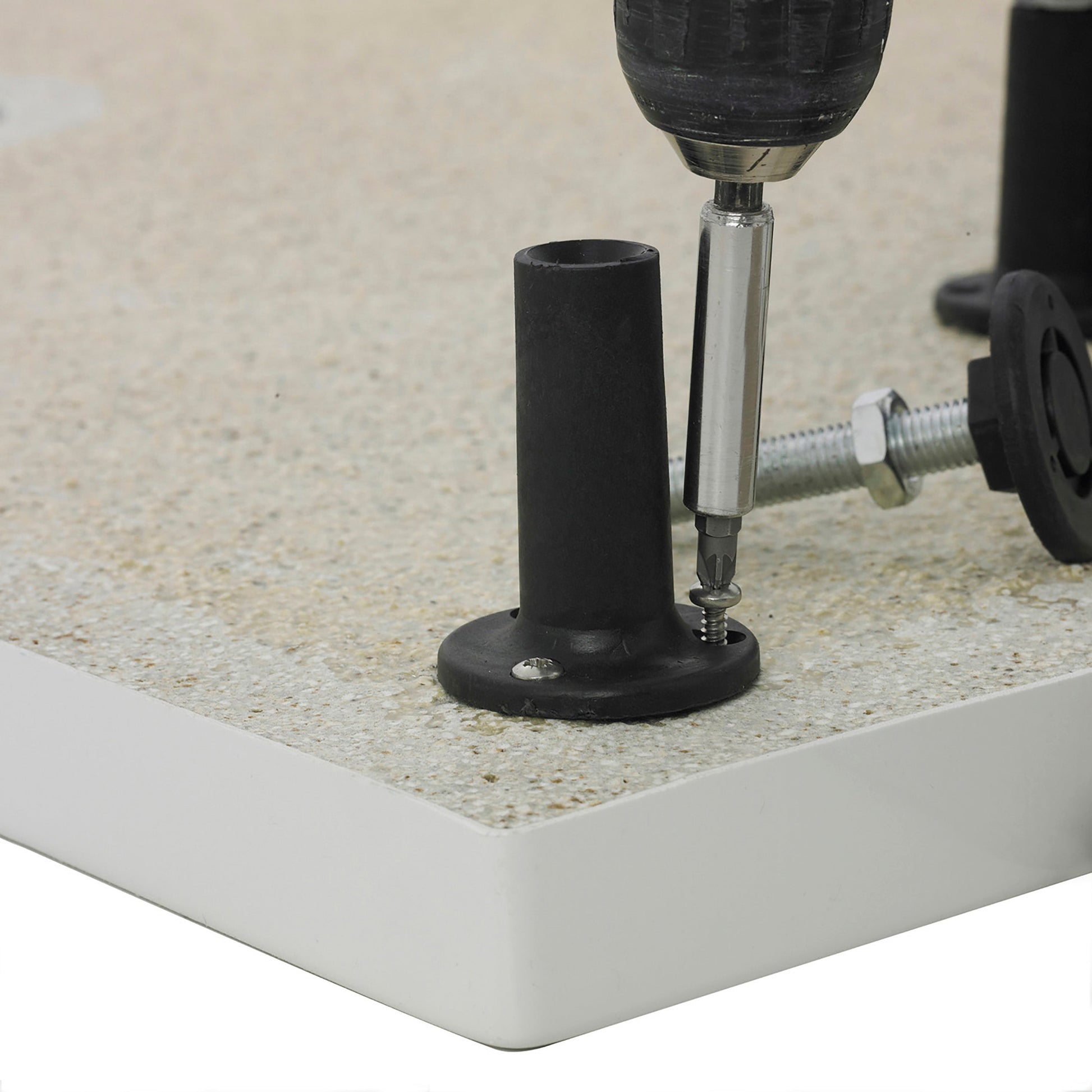 Hudson Reed 1000 x 1000mm Curved Plinth Leg Set & Plinth Kit