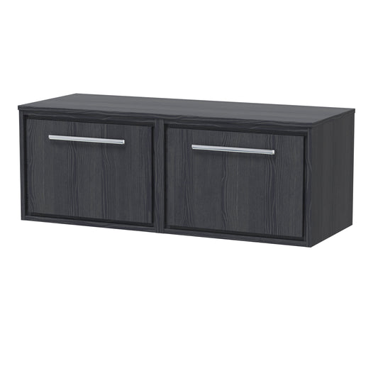 Hudson Reed Lille 605mm Wall Hung Single Drawer Vanity Unit Including Worktop, Handle