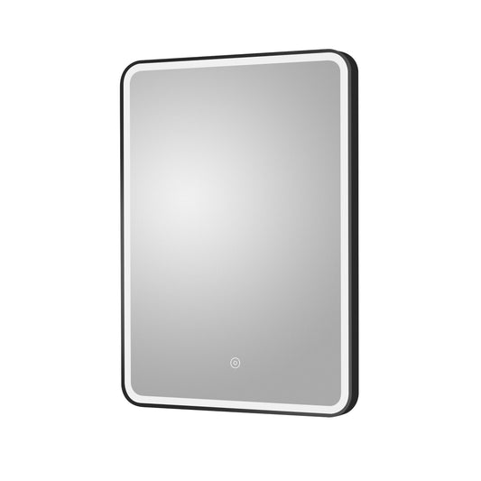Hydrus 700mm x 500mm Black Framed Mirror