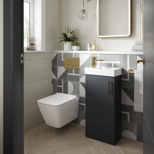 Hydrus 700mm x 500mm Brushed Brass Framed Mirror