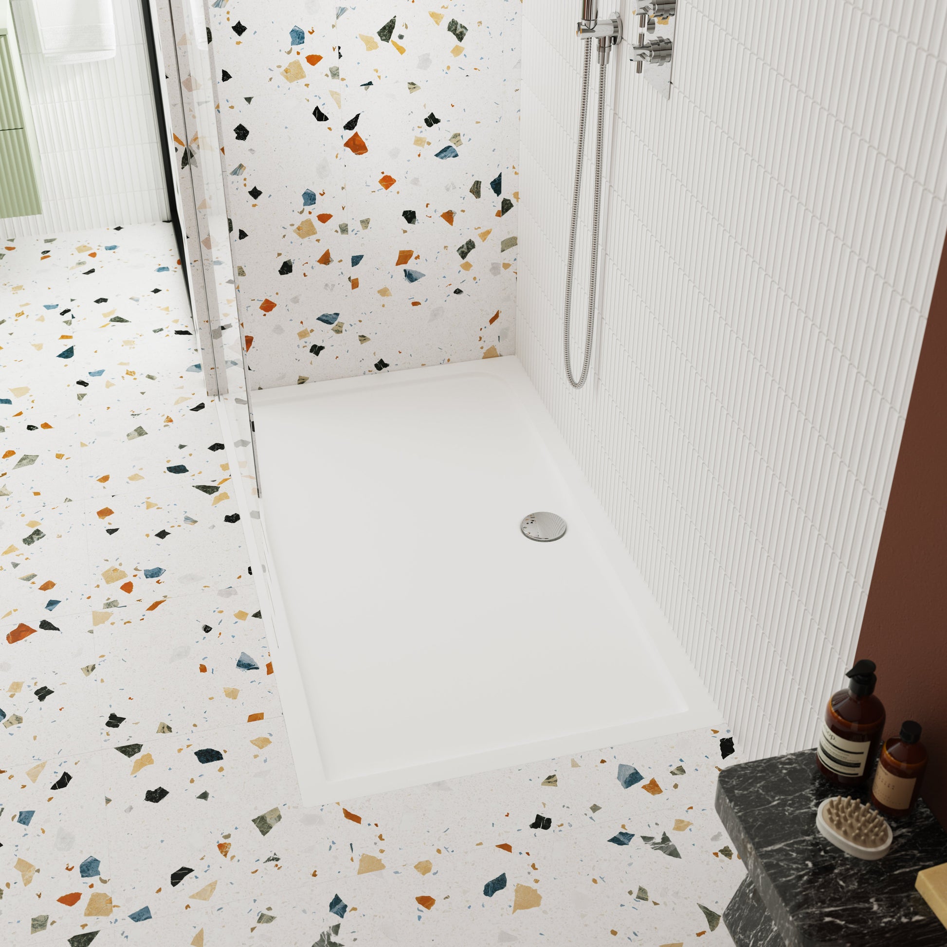 Slip Resistant Rectangular Slimline Shower Tray 1700 x 900mm
