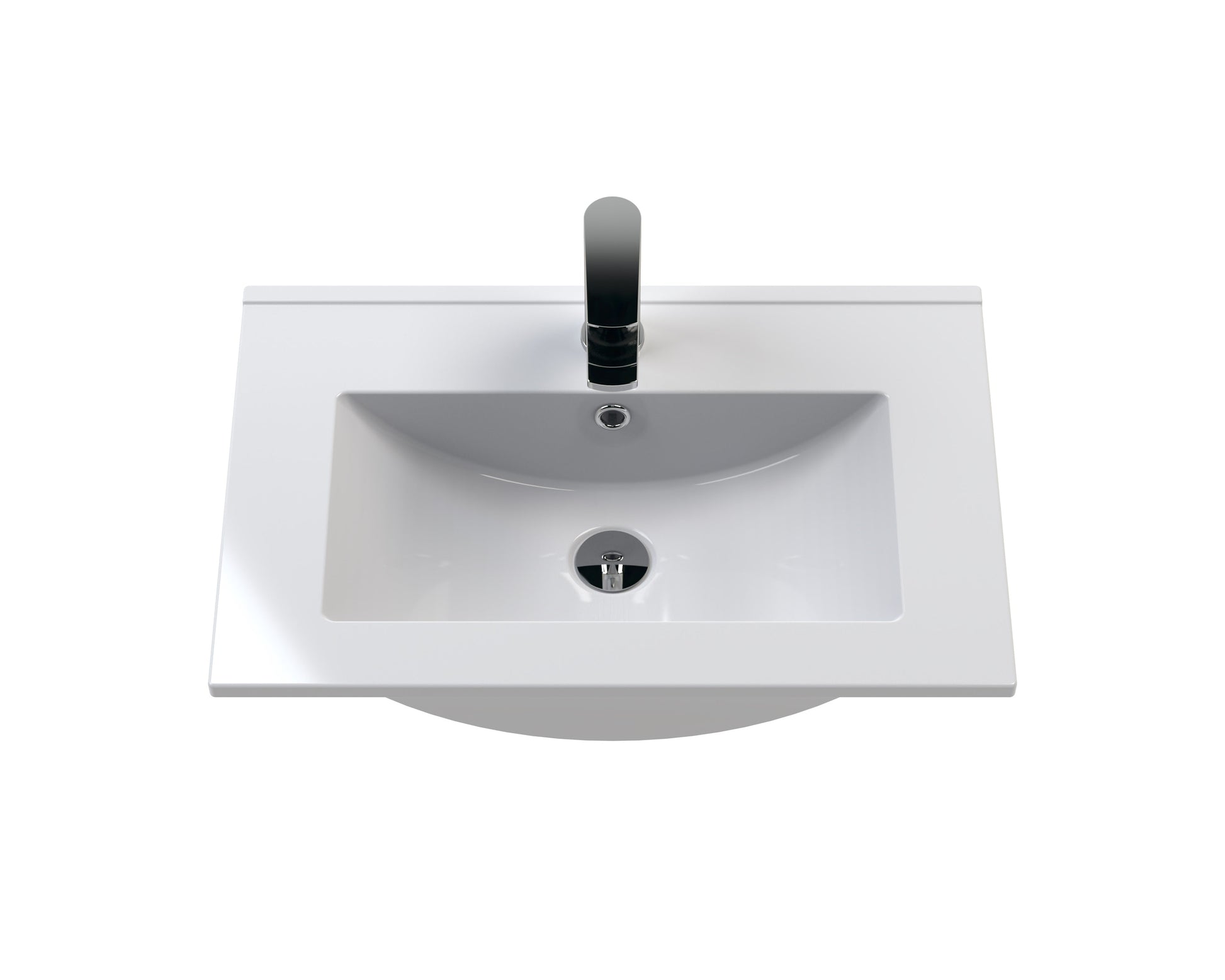Hudson Reed Juno 600mm Autumn Oak Wall Hung 2-Drawer Vanity Unit with 1 Tap Hole Basin