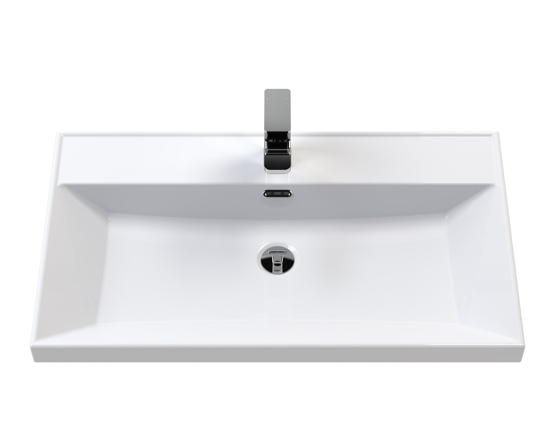 Lille 800mm Floor Standing 2-Drawer Vanity with Basin - 1 Tap Hole