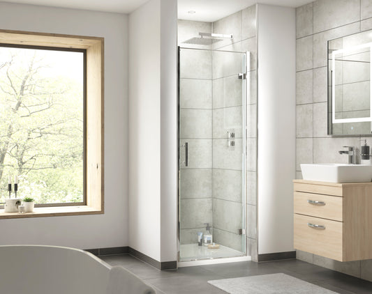 Hudson Reed Pacific 690mm Hinged Shower Door