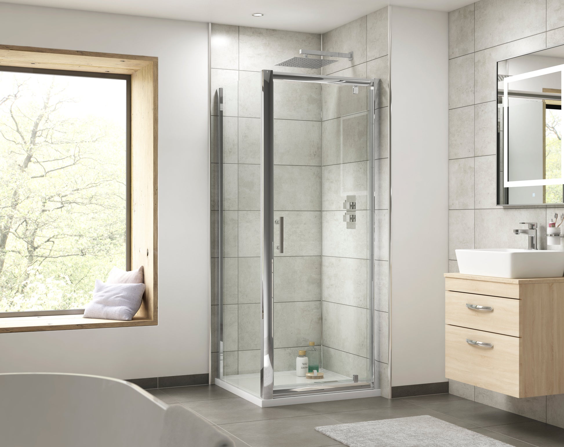 Pacific 760mm Side Panel 6mm Glass
