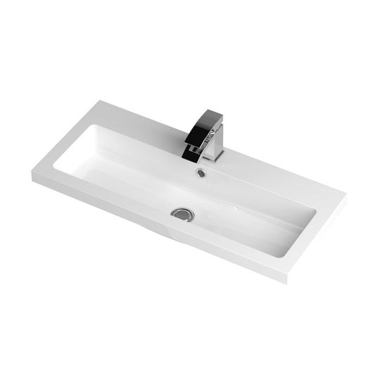 Hudson Reed Fusion 800mm Floor Standing 2 Door Vanity Unit & Basin