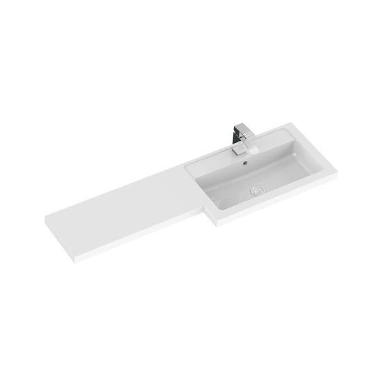 Hudson Reed Fusion 1200mm Right Hand Floor Standing Vanity Basin & Toilet Combination