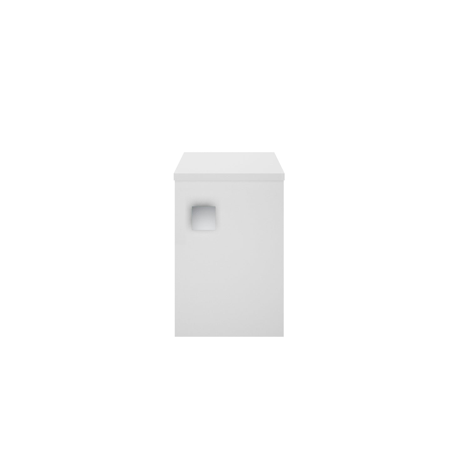 Hudson Reed Sarenna 305mm 1 Door Moon White Wall Hung Cabinet With Handles