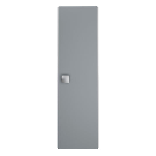 Hudson Reed Sarenna 350mm 1 Door Dove Grey Wall Hung Tall Cabinet With Handles