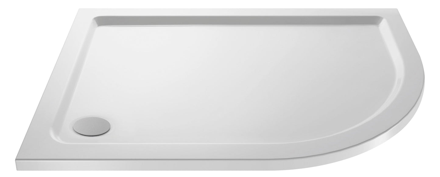 Offset Quadrant Slimline Shower Tray Right Hand 900 x 760mm