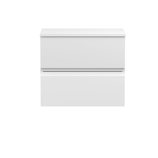 Hudson Reed Urban 600mm Wall Hung 2 Drawer Vanity Unit With Worktop