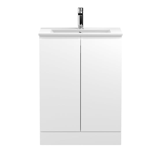 Hudson Reed Urban 600mm Floor Standing 2 Door Vanity Unit with Basin