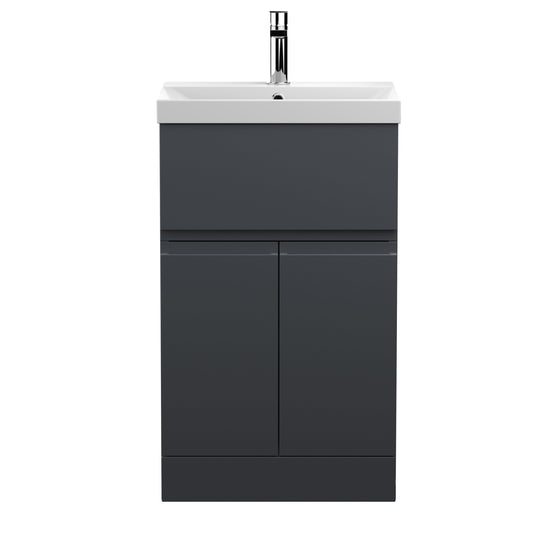 Hudson Reed Urban 500mm Floor Standing 2 Door 1 Drawer Vanity Unit With Basin