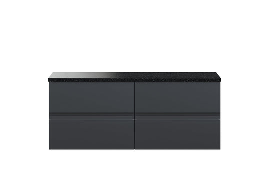 Hudson Reed Urban 1200mm Wall Hung 4-Drawer Unit With Laminate Worktop