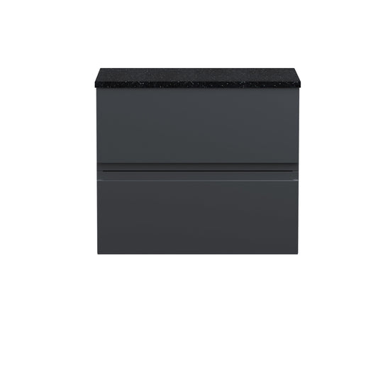 Hudson Reed Urban 600mm Wall Hung 2 Drawer Vanity Unit With Laminate Worktop