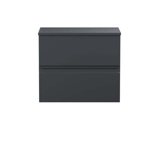 Hudson Reed Urban 600mm Wall Hung 2 Drawer Vanity Unit With Worktop