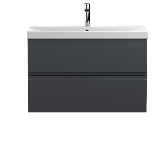 Hudson Reed Urban 810mm 2 Drawer Wall Hung Vanity Unit with Basin